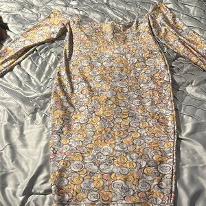 Chic Off-Shoulder Flip a Coin Dress